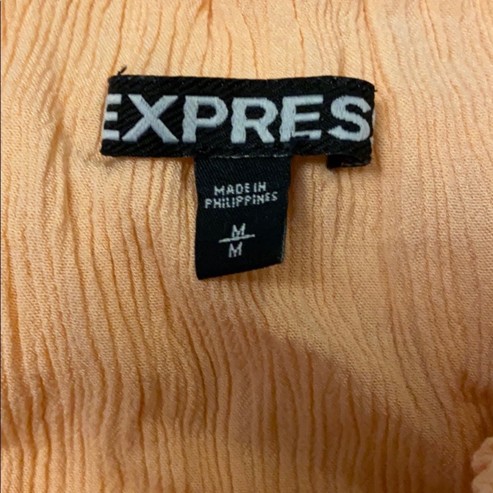 Express Tie front off the shoulder top - Picture 4 of 4